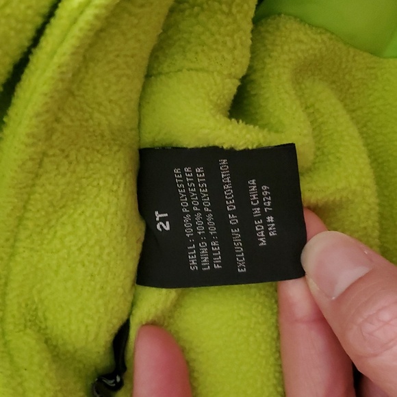 2T Snozu poly-fill fleece-lined thick winter coat - Picture 4 of 8